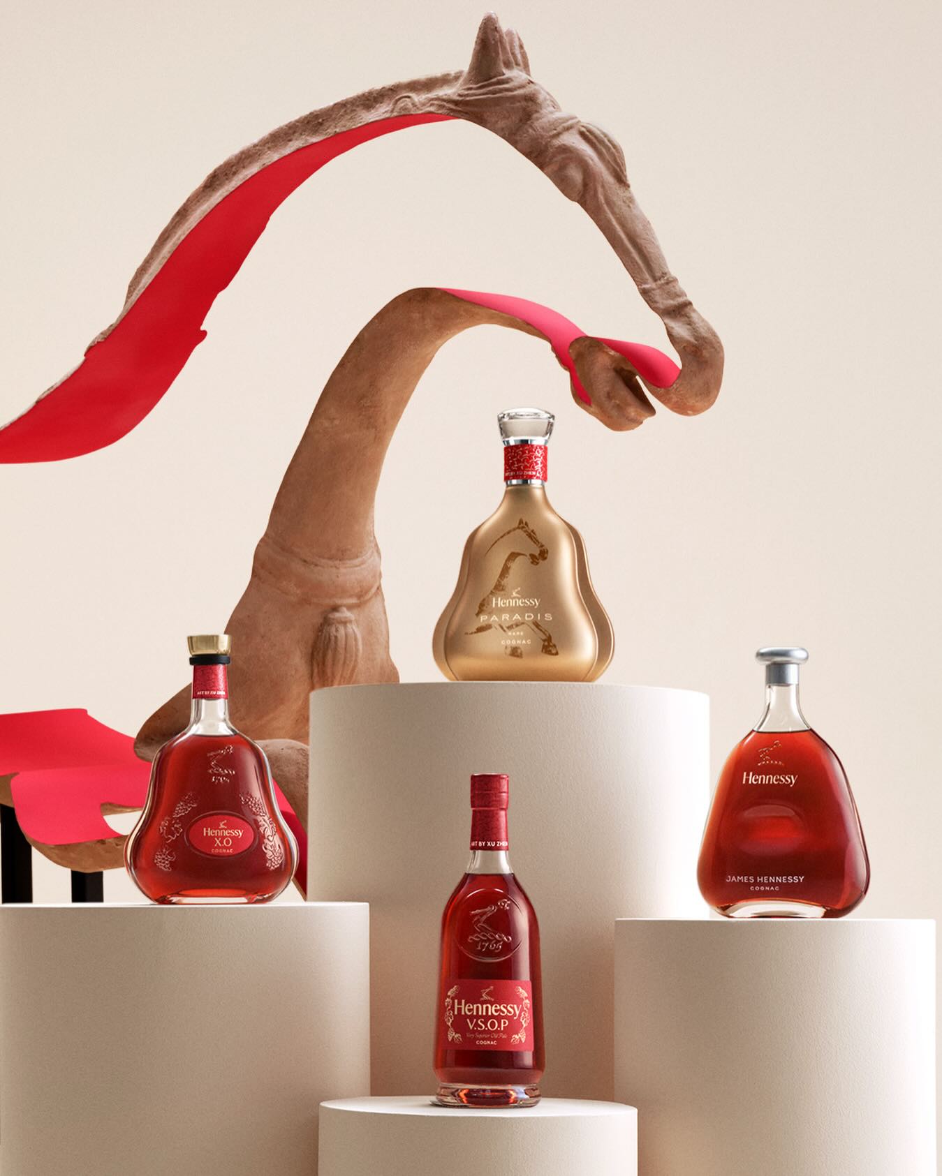 Premium wine and glass presentation